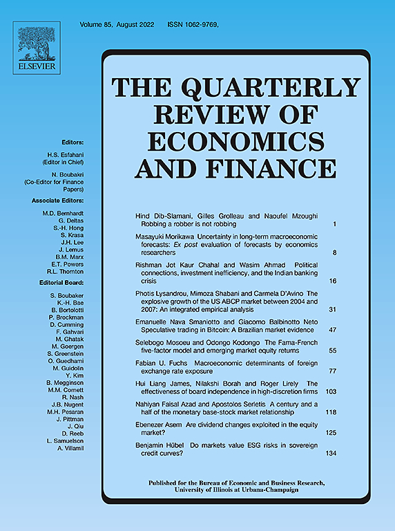 The Quarterly Review of Economics and Finance cover image