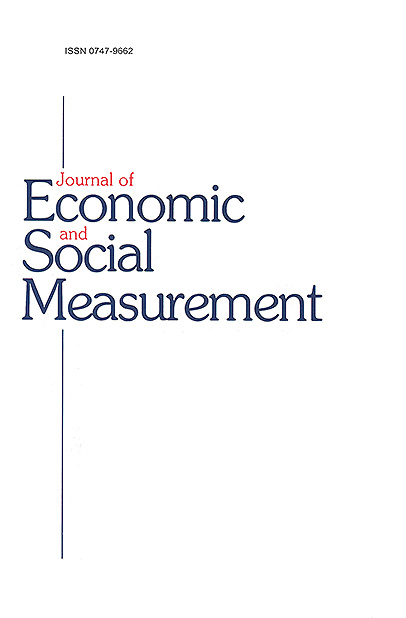 Journal of Economic and Social Measurement cover image