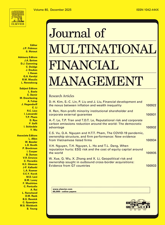 Journal of Multinational Financial Management cover image